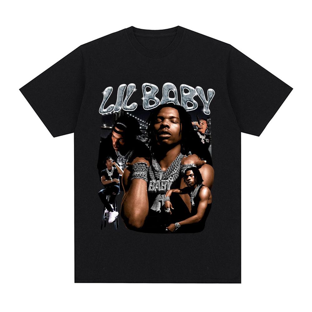 Hip Hop Rapper Lil Baby T Shirt Vintage Men Graphic Tee Shirt Oversized Cotton Casual Short Sleeve Oversized T-shirts Streetwear 5XL різнокольоровий
Hip Hop Rapper Lil Baby T Shirt Vintage Men Graphic Tee Shirt Oversized Cotton Casual Short Sleeve Oversized T-shirts Streetwear 5XL різнокольоровий