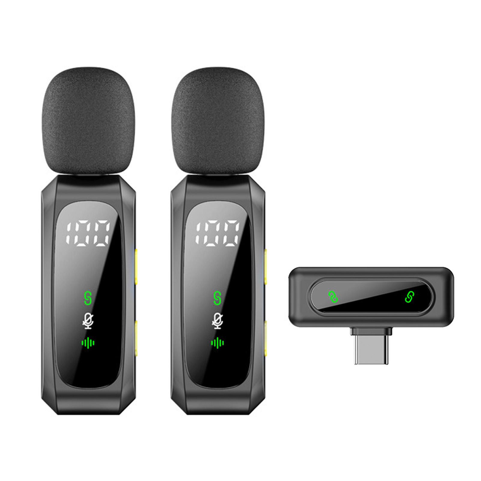 2.4G Wireless Lavalier Microphone Noise Reduction CD Quality Sound 30M 98.43ft Transmission LED Display for Live
2.4G Wireless Lavalier Microphone Noise Reduction CD Quality Sound 30M 98.43ft Transmission LED Display for Live
