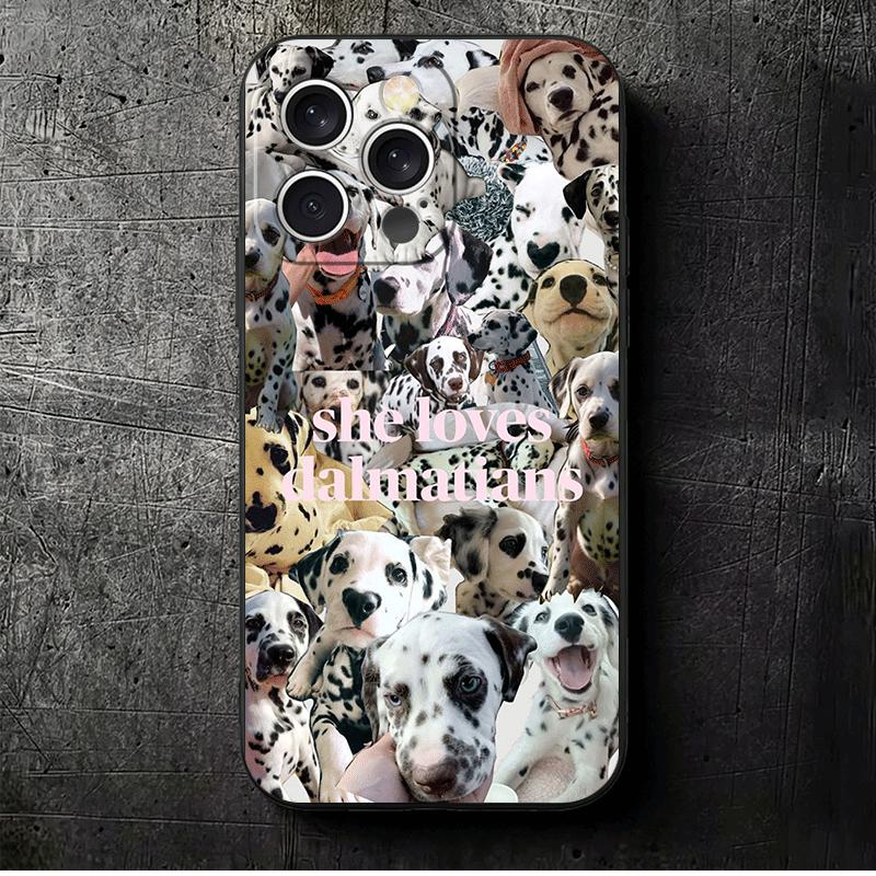 Dalmatian Cute Dog Soft Phone Case for iPhone 16 16E 17 Air 15 Pro Max 14 Plus 13 Mini 11 12 7 Black Cover Back Shell iPhone 15 Plus
Dalmatian Cute Dog Soft Phone Case for iPhone 16 16E 17 Air 15 Pro Max 14 Plus 13 Mini 11 12 7 Black Cover Back Shell iPhone 15 Plus