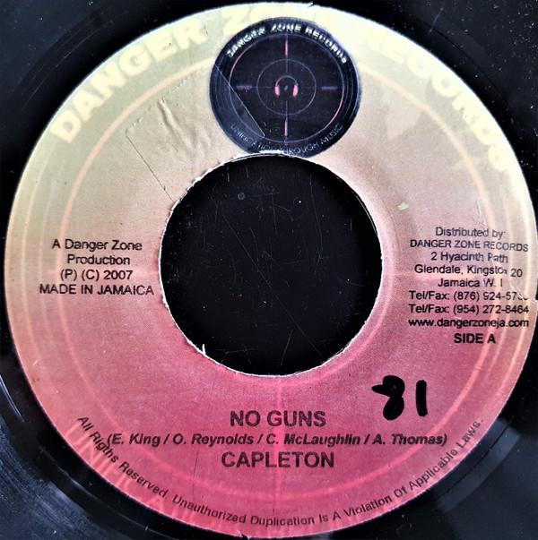 7inch Record CAPLETON / TONY CURTIS & JIGSY KING - No Guns / I m Sorry NONE Danger Zone Rec 2007 Jamaica Reggae, Ska & Dub Used
7inch Record CAPLETON / TONY CURTIS & JIGSY KING - No Guns / I m Sorry NONE Danger Zone Rec 2007 Jamaica Reggae, Ska & Dub Used