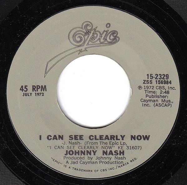 7inch Record JOHNNY NASH I Can See Clearly Now Stir It Up 152329 Epic US Reggae Ska Dub Used
7inch Record JOHNNY NASH I Can See Clearly Now Stir It Up 152329 Epic US Reggae Ska Dub Used