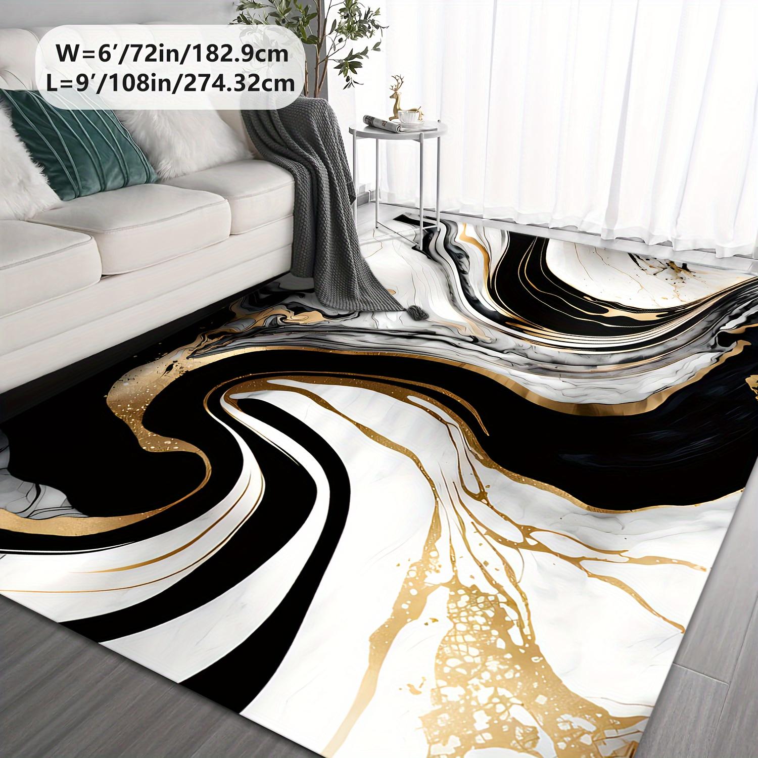 Marble Area Rug, Polyester Non Slip, Washable Low Pile, Machine Made, Living Room Bedroom Decor, Indoor Floor Mat 50x80cm
Marble Area Rug, Polyester Non Slip, Washable Low Pile, Machine Made, Living Room Bedroom Decor, Indoor Floor Mat 50x80cm