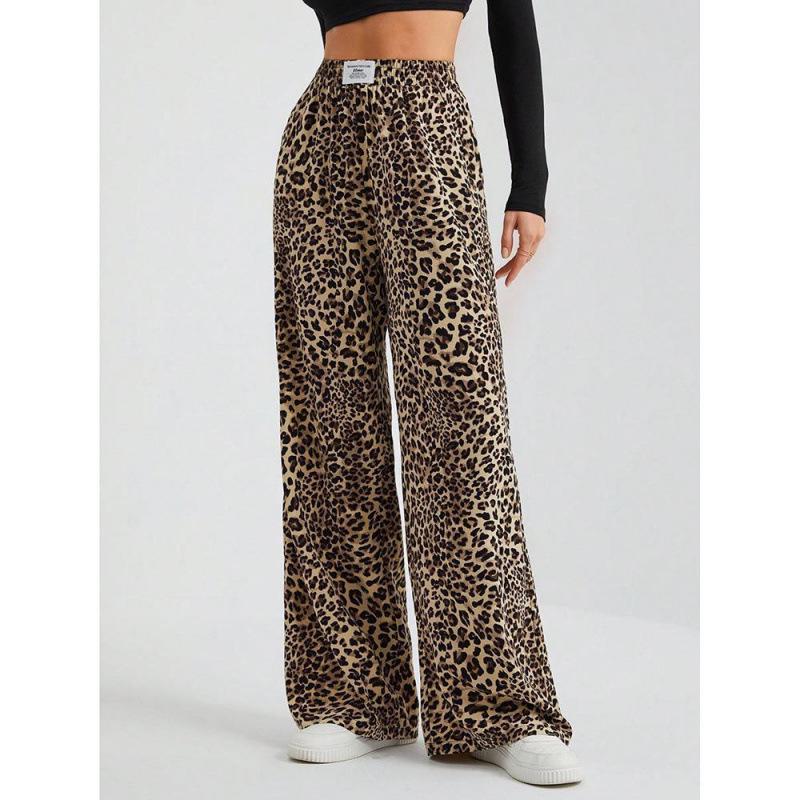 TK Women s Leopard Print Wide Leg Pants - Loose, Versatile, Casual Long Pants in Stock Large
TK Women s Leopard Print Wide Leg Pants - Loose, Versatile, Casual Long Pants in Stock Large