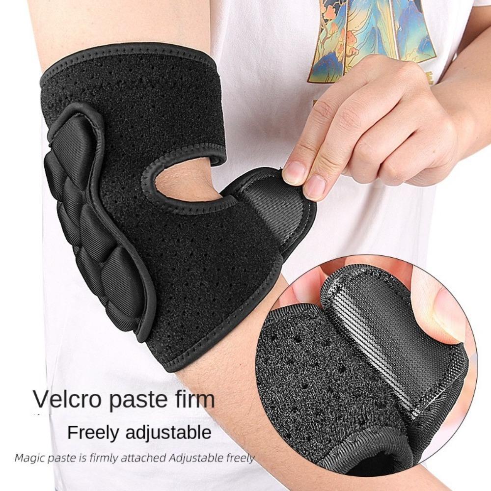Thickened Elbow Pads Anti-collision Elbow Brace Elbow Knee Protector Basketball Volleyball S чорний
Thickened Elbow Pads Anti-collision Elbow Brace Elbow Knee Protector Basketball Volleyball S чорний
