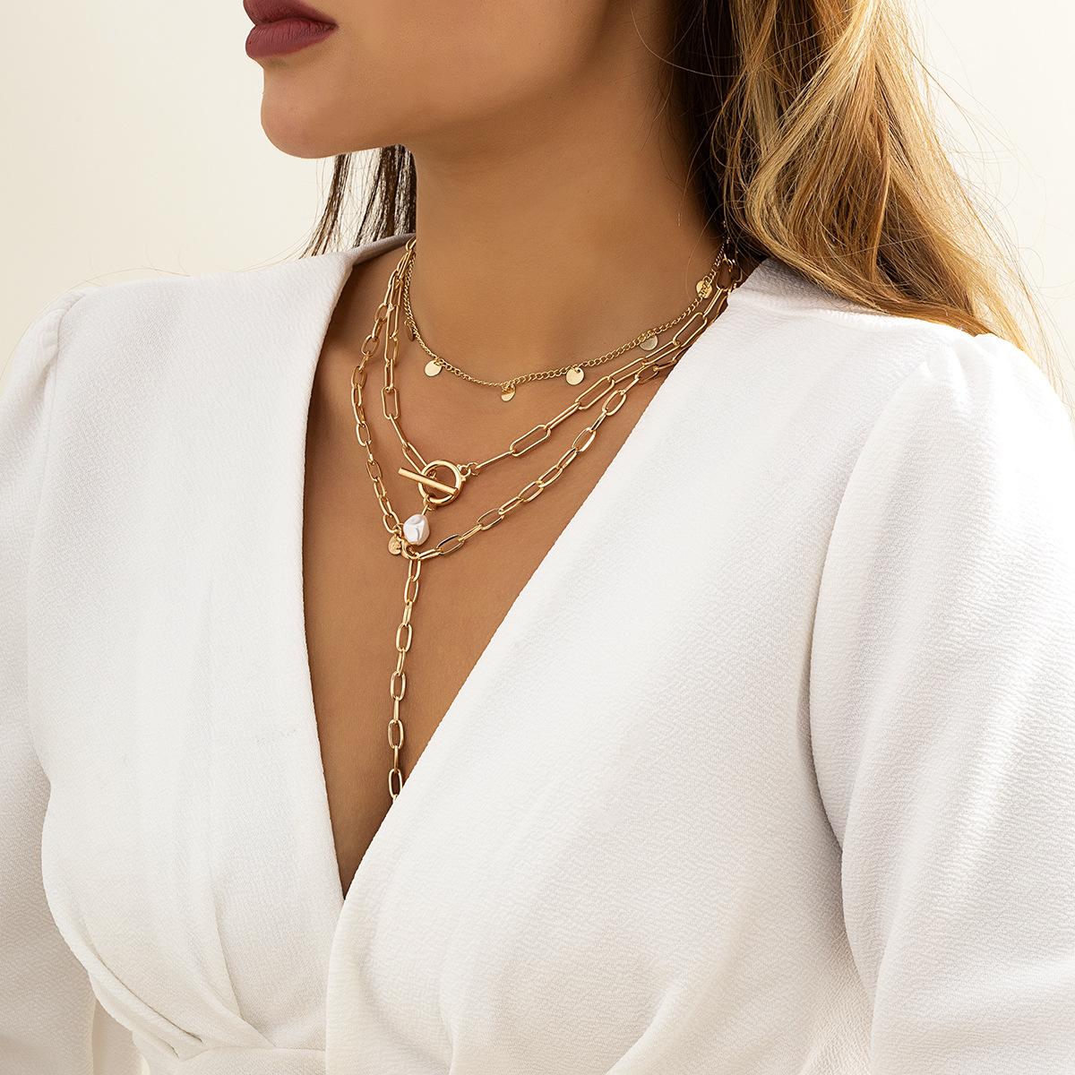 Jewelry, imitation pearl temperament Y-shaped fringed necklace for women, simple cross chain sequined item
Jewelry, imitation pearl temperament Y-shaped fringed necklace for women, simple cross chain sequined item