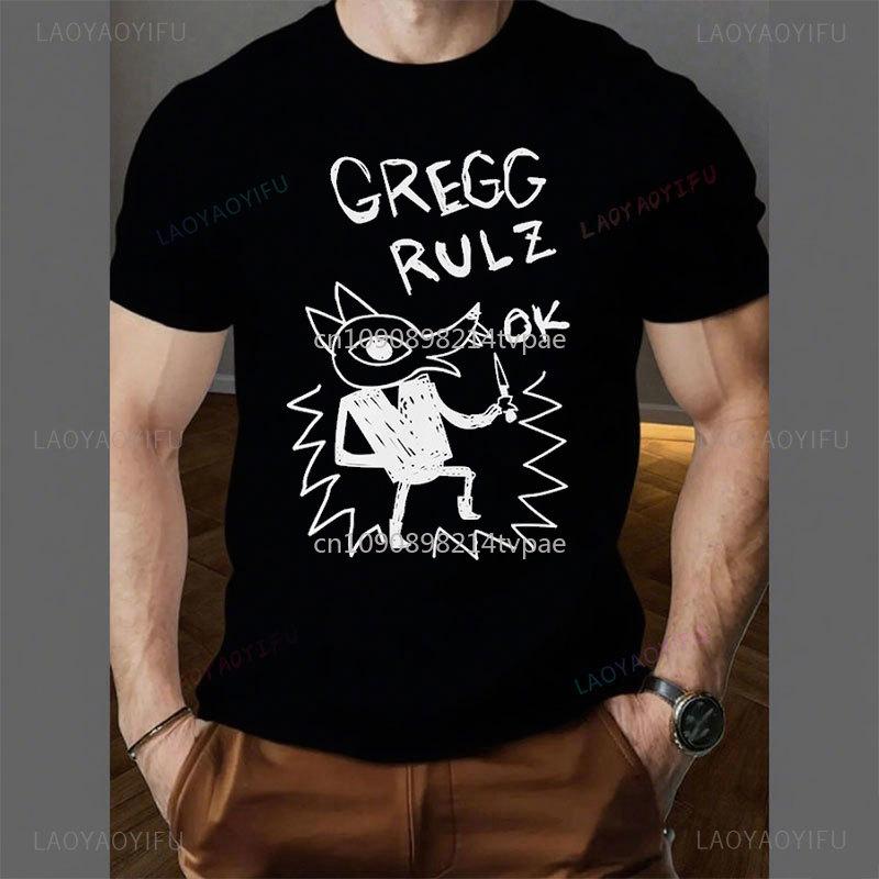 Night in The Woods Gregg Rulz Ok T-Shirt Men Women Camisa Cotton Crewneck Casual Funny Game T Shirt Vintage Classic Humor Shirt 5XL різнокольоровий
Night in The Woods Gregg Rulz Ok T-Shirt Men Women Camisa Cotton Crewneck Casual Funny Game T Shirt Vintage Classic Humor Shirt 5XL різнокольоровий