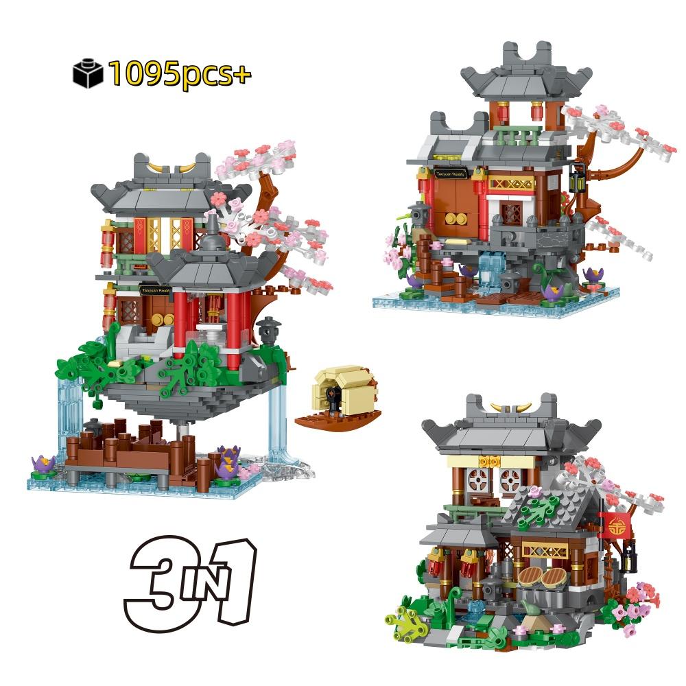 Creative Peach Blossom Three in One Chinese Style Building Blocks with Light DIY Assembly Kit Desktop Decoration Gift for Adults
Creative Peach Blossom Three in One Chinese Style Building Blocks with Light DIY Assembly Kit Desktop Decoration Gift for Adults