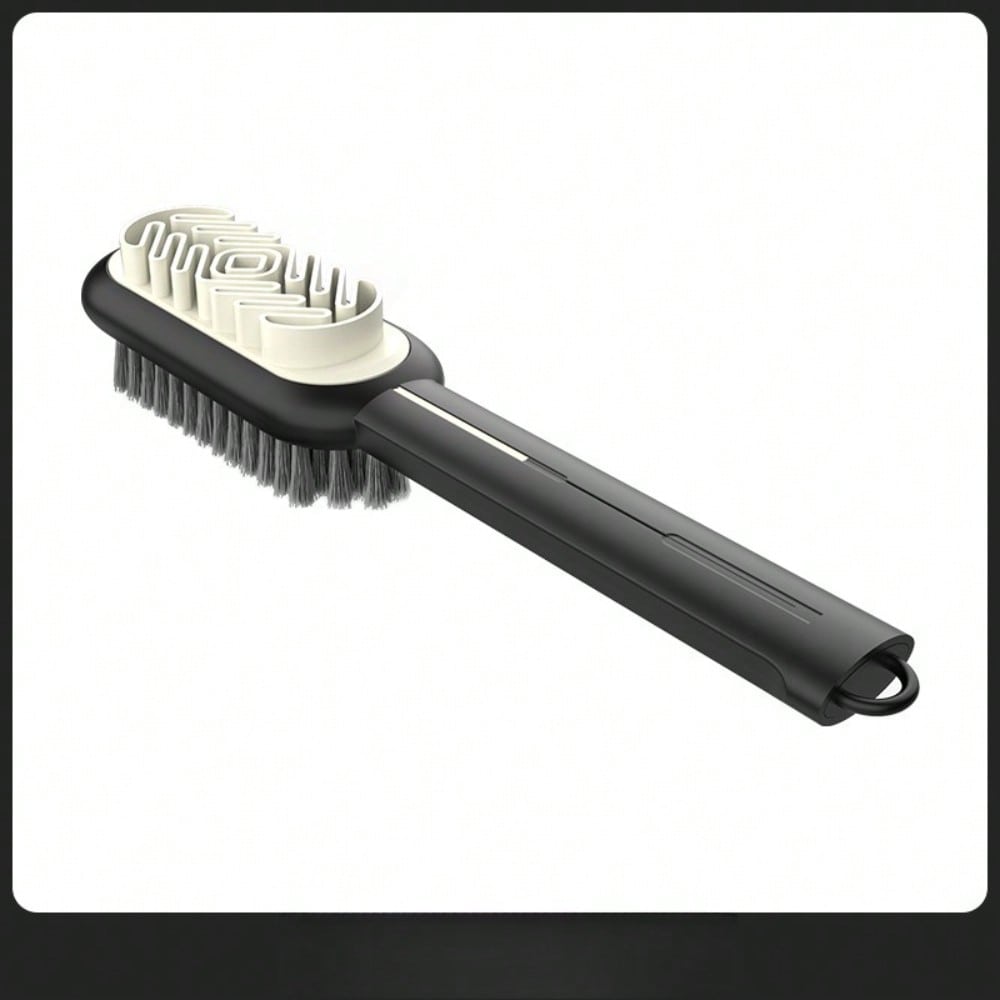 1pcs Double-Sided Soft Cleaning Brush, Shoes Brush With Handle, Care Cleaning Brush 1Pcs чорний
1pcs Double-Sided Soft Cleaning Brush, Shoes Brush With Handle, Care Cleaning Brush 1Pcs чорний