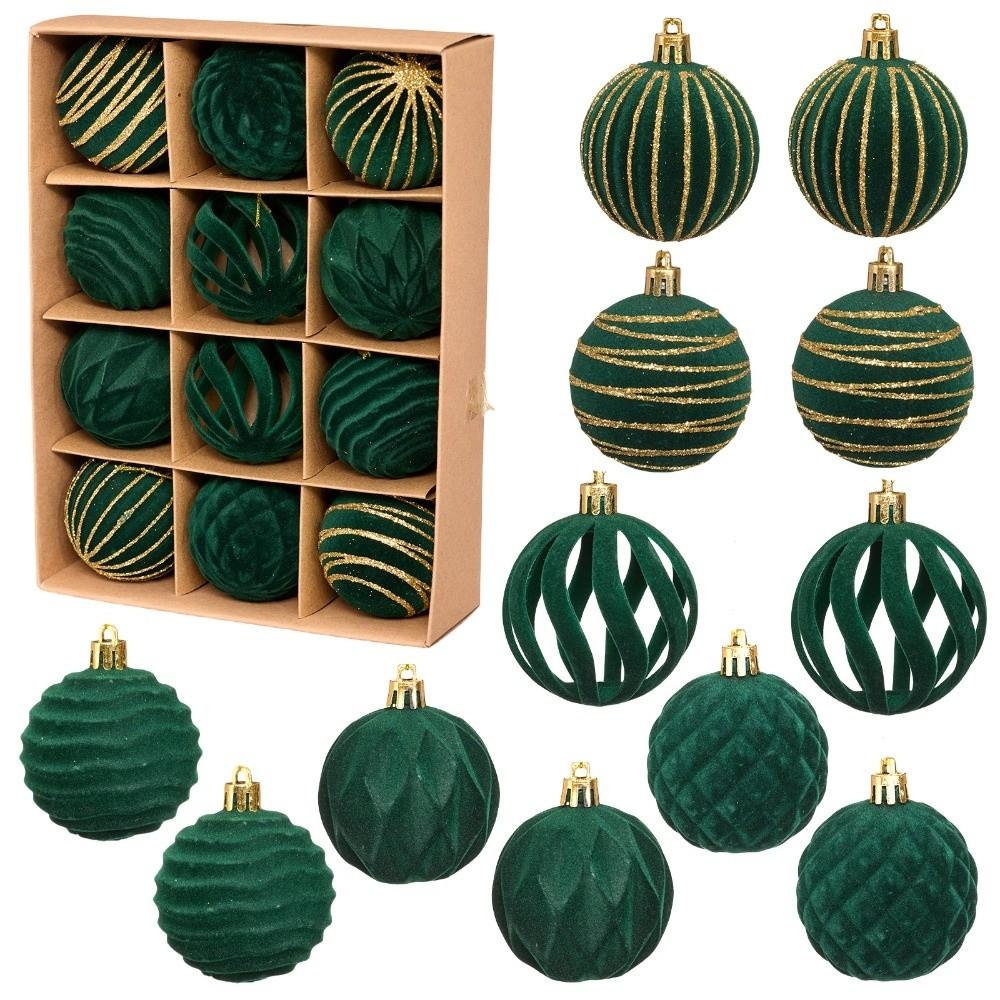 12Pcs/Box Velvet Christmas Hanging Balls DIY Crafts Painted Plastic Christmas Flocked Ball Set 6CM Christmas Hanging Ornament 1.5cm зелений
12Pcs/Box Velvet Christmas Hanging Balls DIY Crafts Painted Plastic Christmas Flocked Ball Set 6CM Christmas Hanging Ornament 1.5cm зелений