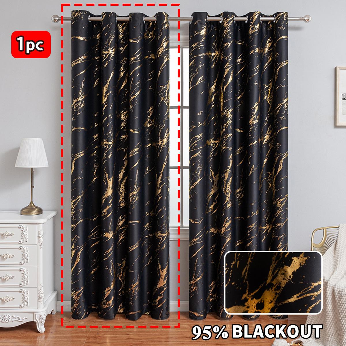 Gold and Silver Foil Marble Window Blackout Curtains with Eyelets for Living Room Sunshade Curtains Partition Curtains Door Curtains 100*130cm(1pc)
Gold and Silver Foil Marble Window Blackout Curtains with Eyelets for Living Room Sunshade Curtains Partition Curtains Door Curtains 100*130cm(1pc)