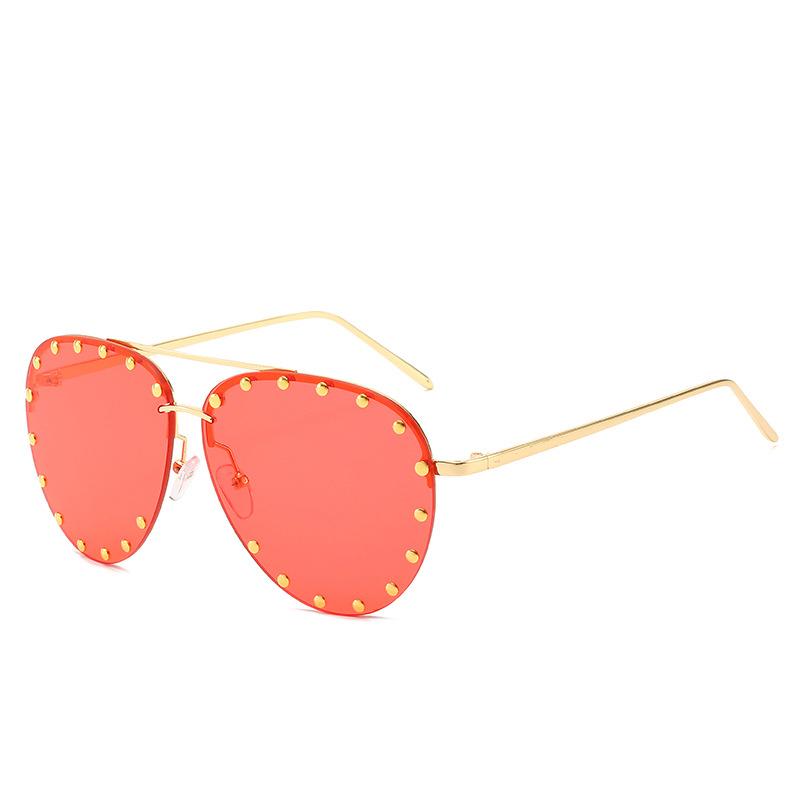 2022 Fashion Rimless Pilot Sunglasses Women Vintage Luxury Brand Design Diamond Cutting Lens Rivet Sun Glasses For Female UV400 As a picture красный
2022 Fashion Rimless Pilot Sunglasses Women Vintage Luxury Brand Design Diamond Cutting Lens Rivet Sun Glasses For Female UV400 As a picture красный