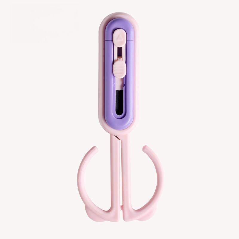 2-in-1 Scissors Express Unpacking Knife Office Household Scissors Teflon Stainless Steel Scissors фіолетовий
2-in-1 Scissors Express Unpacking Knife Office Household Scissors Teflon Stainless Steel Scissors фіолетовий