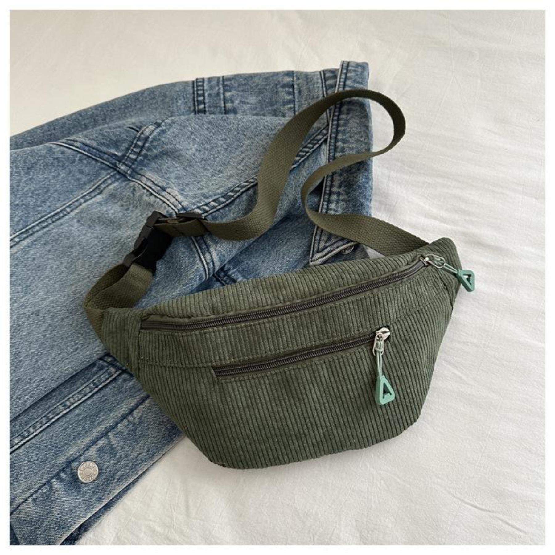 Fanny Pack Crossbody Bag Fashionable Retro Style Casual Chest Waist Bag Fresh Style Korean Version Handbags Lightweight Corduroy
Fanny Pack Crossbody Bag Fashionable Retro Style Casual Chest Waist Bag Fresh Style Korean Version Handbags Lightweight Corduroy