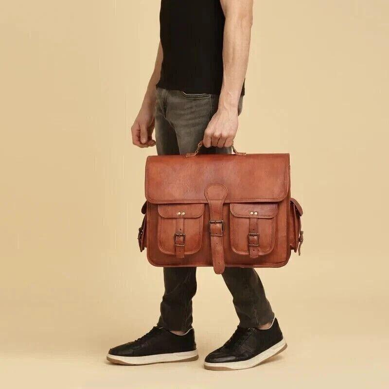 Men s Vintage Artist Leather Messenger Bag Shoulder Laptop Bag Briefcase 15 x 11 x 4 in коричневий
Men s Vintage Artist Leather Messenger Bag Shoulder Laptop Bag Briefcase 15 x 11 x 4 in коричневий