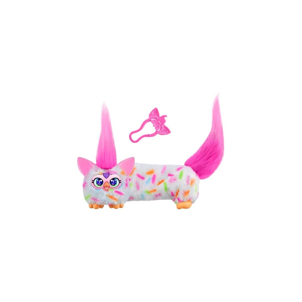 Hasbro Furby DJ Furbling Berry Cupcake Mini Friend Sound and Music Plush Toy for Ages 6 and Up White and Pink
Hasbro Furby DJ Furbling Berry Cupcake Mini Friend Sound and Music Plush Toy for Ages 6 and Up White and Pink