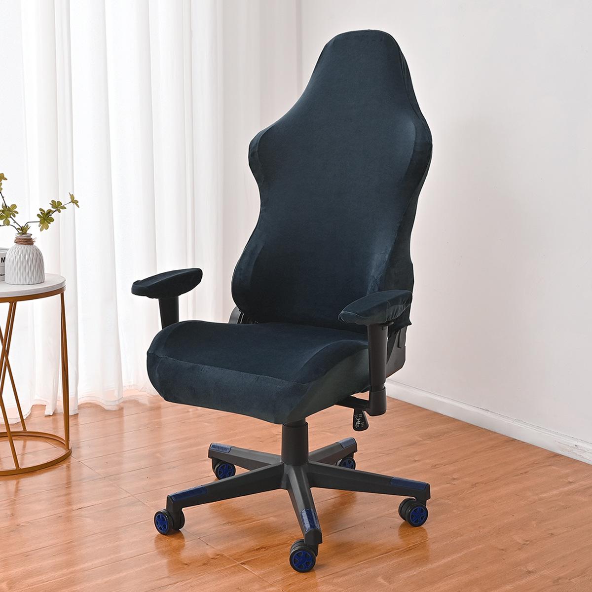 Solid Color Elastic Silver Fox Velvet E-sports Chair Cover Anti-cat Scratch and Dust-proof Computer Game E-sports Chair Cover. темно-синього кольору
Solid Color Elastic Silver Fox Velvet E-sports Chair Cover Anti-cat Scratch and Dust-proof Computer Game E-sports Chair Cover. темно-синього кольору