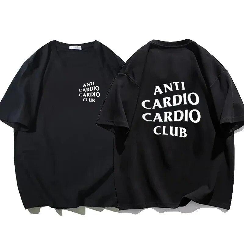 Летняя футболка унисекс Anti-Cardio Club, футболка с принтом в виде букв для спортзала, хлопковая футболка унисекс, футболка унисекс большого размера, топ
Летняя футболка унисекс Anti-Cardio Club, футболка с принтом в виде букв для спортзала, хлопковая футболка унисекс, футболка унисекс большого размера, топ