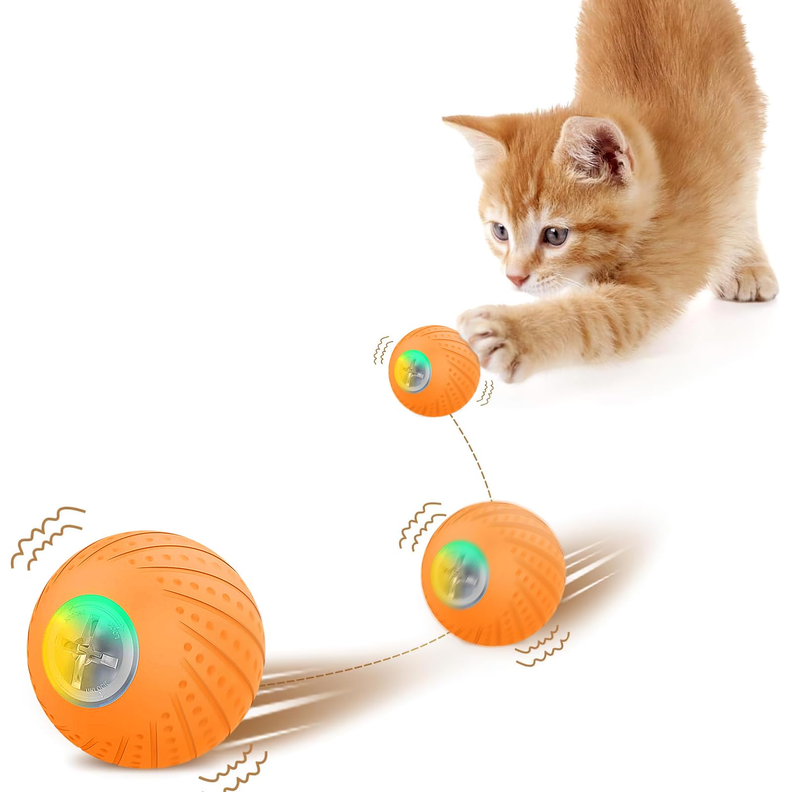 Caseeto Dog Electric Dog and Cat Toy with LED Obstacle USB Automatic and Bounce 6cm Suitable for Small to Medium Made of Natural Safe and Stress оранжевый
Caseeto Dog Electric Dog and Cat Toy with LED Obstacle USB Automatic and Bounce 6cm Suitable for Small to Medium Made of Natural Safe and Stress оранжевый