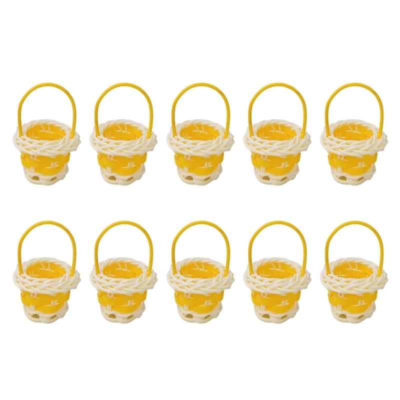 Set of 10 Mini Faux Rattan Baskets Handheld Gift BaskeIdeal for Wedding Centerpieces Bathroom Storage and Craft Supplies жёлтый
Set of 10 Mini Faux Rattan Baskets Handheld Gift BaskeIdeal for Wedding Centerpieces Bathroom Storage and Craft Supplies жёлтый