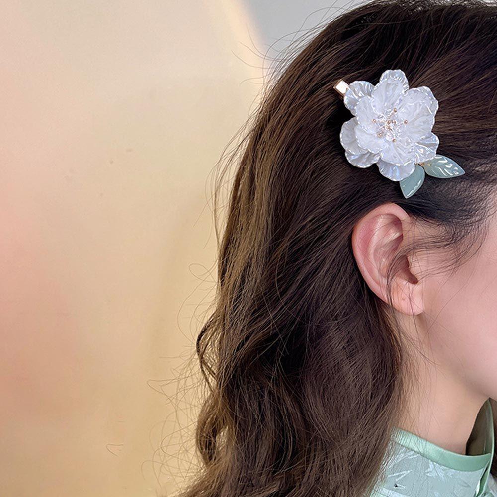 Temperament For Girls Headwear Camellia Duckbill Clips Korean Hairpins Hair Clips Women Barrettes
Temperament For Girls Headwear Camellia Duckbill Clips Korean Hairpins Hair Clips Women Barrettes