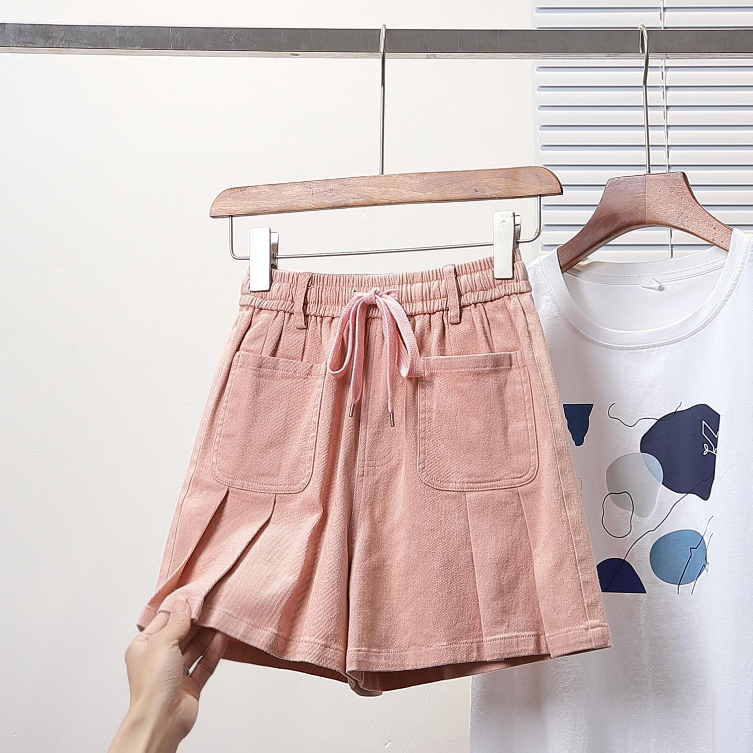 DIMANAF Плюс Размер Женские Шорты Брюки Летние Свободные Джинсы Короткие Базовые Плиссированные Высокая Талия Однотонные Брюки Эластичный Пояс 5XL розовый
DIMANAF Плюс Размер Женские Шорты Брюки Летние Свободные Джинсы Короткие Базовые Плиссированные Высокая Талия Однотонные Брюки Эластичный Пояс 5XL розовый