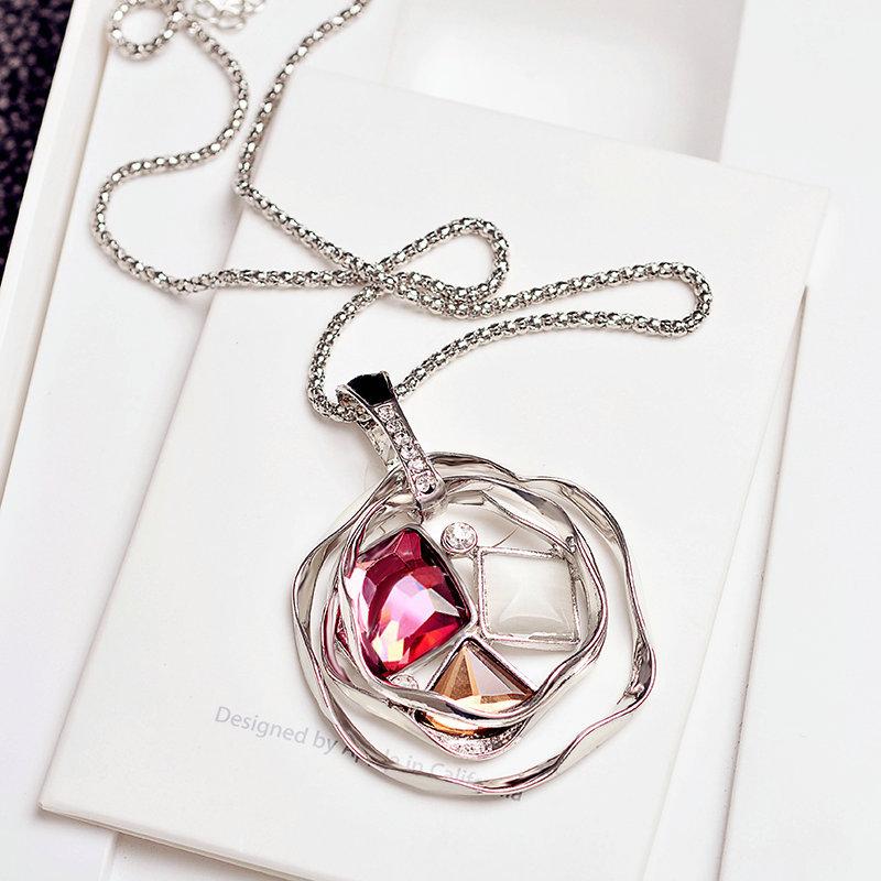 Hollow Crystal Geometric Long Necklace & Pendants for Women Fashion Bijoux Sweet Jewelry Accessories All Match красный
Hollow Crystal Geometric Long Necklace & Pendants for Women Fashion Bijoux Sweet Jewelry Accessories All Match красный