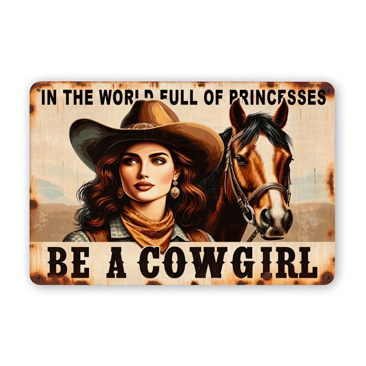 Aluminum Metal Sign Art Set of Be A Cowgirl Western Wall Art Decor Rustic Cowboythemed Decoration for Home Garden Bedr 20x30cm(7.8x11.8inch)
Aluminum Metal Sign Art Set of Be A Cowgirl Western Wall Art Decor Rustic Cowboythemed Decoration for Home Garden Bedr 20x30cm(7.8x11.8inch)