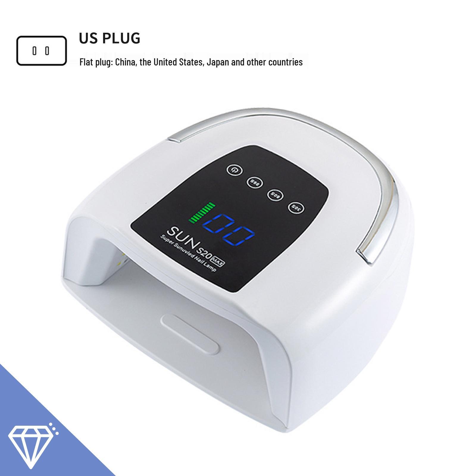 Трансграничная лампа для ногтей S20: 200 Вт Быстросохнущая фототерапевтическая лампа для ногтей с трехскоростным таймером
Трансграничная лампа для ногтей S20: 200 Вт Быстросохнущая фототерапевтическая лампа для ногтей с трехскоростным таймером