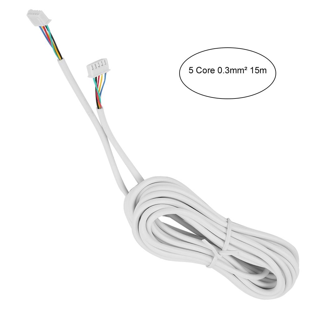 5 Core 0.3mm Round Flexible Copper Cable For Video Door Phone System 15m
5 Core 0.3mm Round Flexible Copper Cable For Video Door Phone System 15m