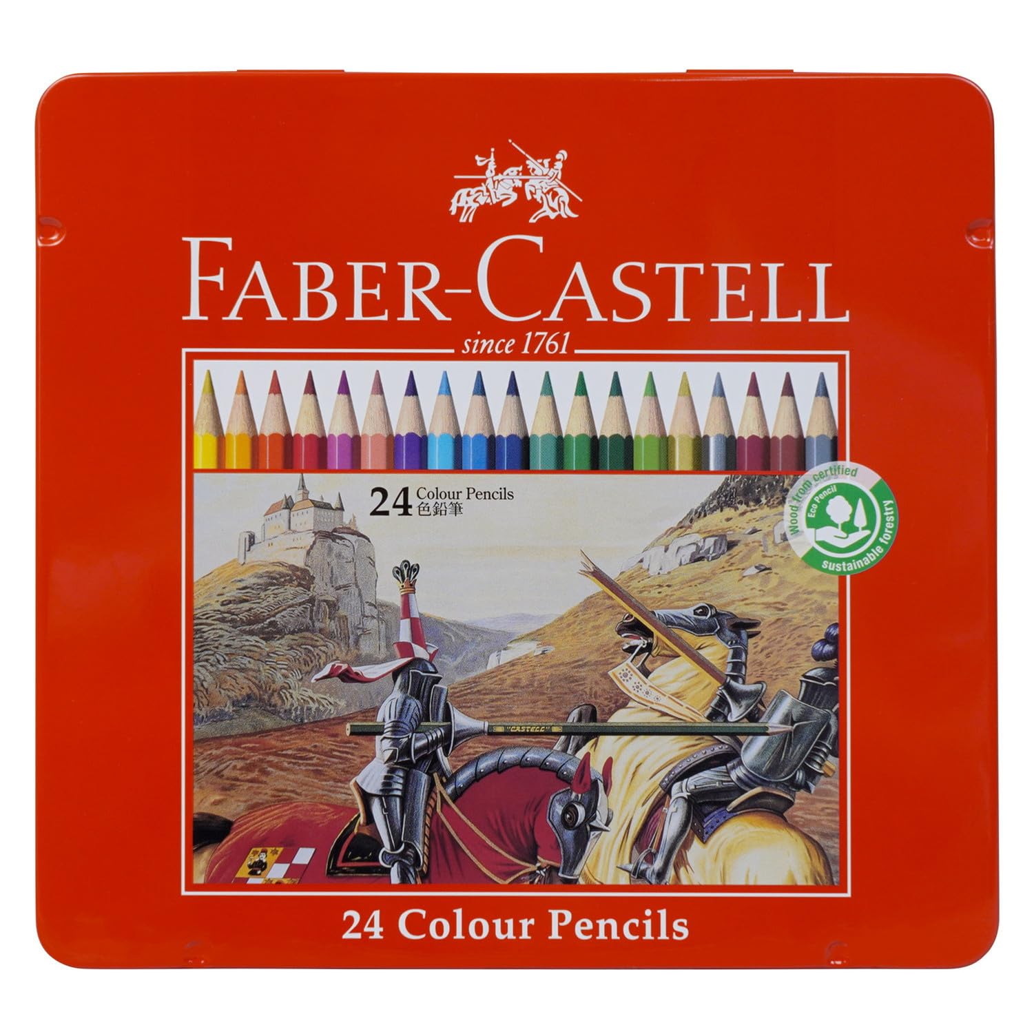 Цветные карандаши 27131002 Faber-Castell, набор из 24 цветов,
Цветные карандаши 27131002 Faber-Castell, набор из 24 цветов,