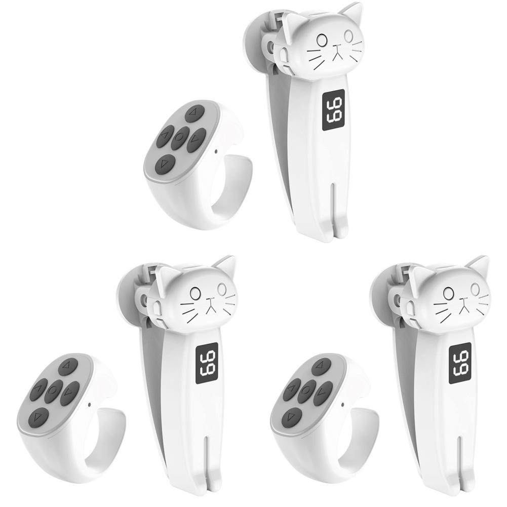 Пульт дистанционного управления Page Turner Bluetooth-совместимый телефон 5.3 с автоматическим кликером(белый)
Пульт дистанционного управления Page Turner Bluetooth-совместимый телефон 5.3 с автоматическим кликером(белый)