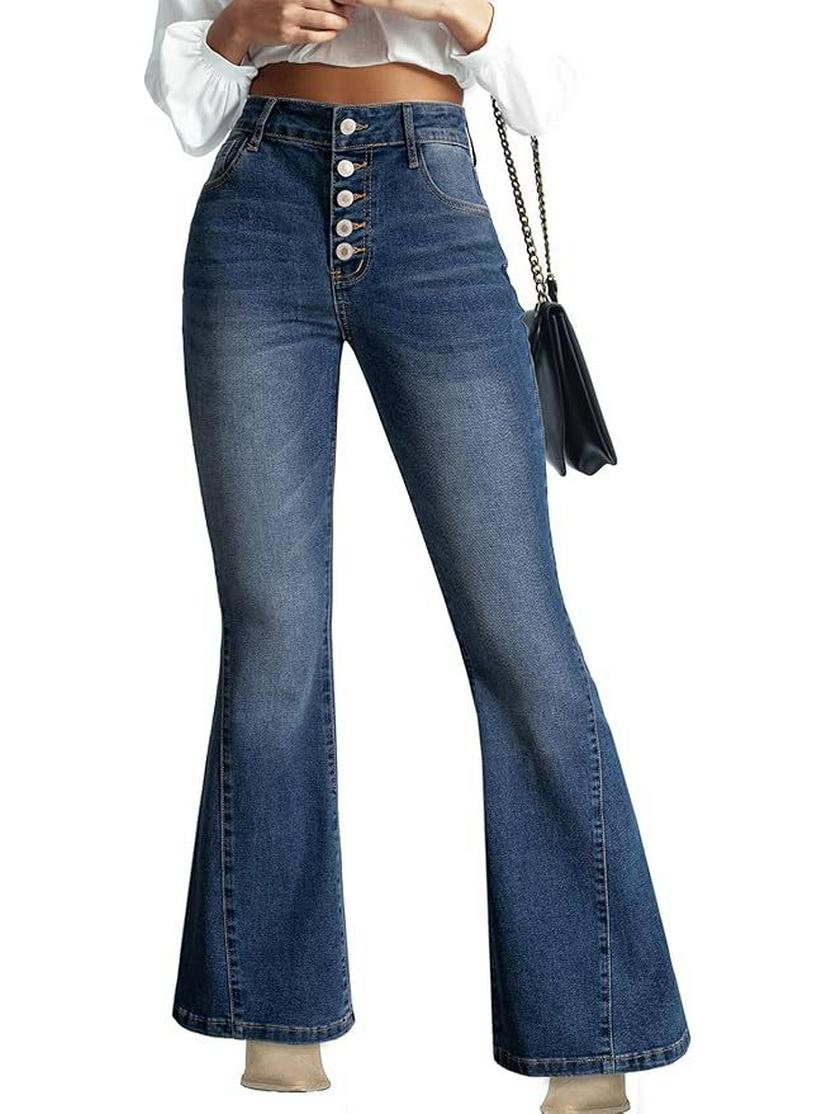2025 Autumn Women s High-Waist Elastic Micro-Flare Jeans S темно-синий
2025 Autumn Women s High-Waist Elastic Micro-Flare Jeans S темно-синий