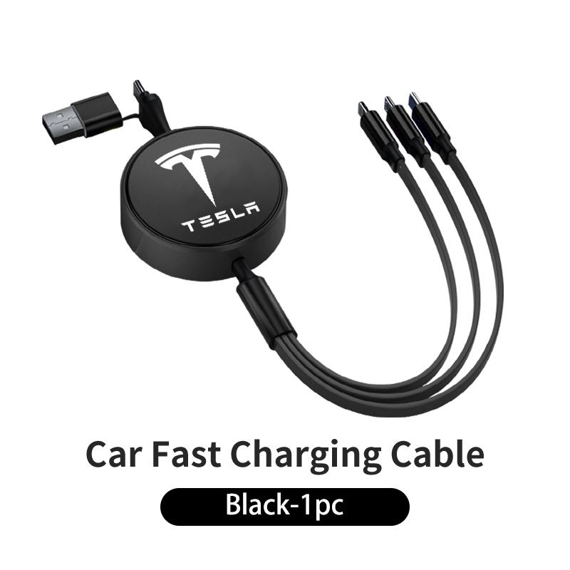 Car 3 In 1 USB Type-C Dual Socket Data Cable Retractable Charger Valve For Tesla Model 3 Model S Model X Model Y Roadster Bonina
Car 3 In 1 USB Type-C Dual Socket Data Cable Retractable Charger Valve For Tesla Model 3 Model S Model X Model Y Roadster Bonina