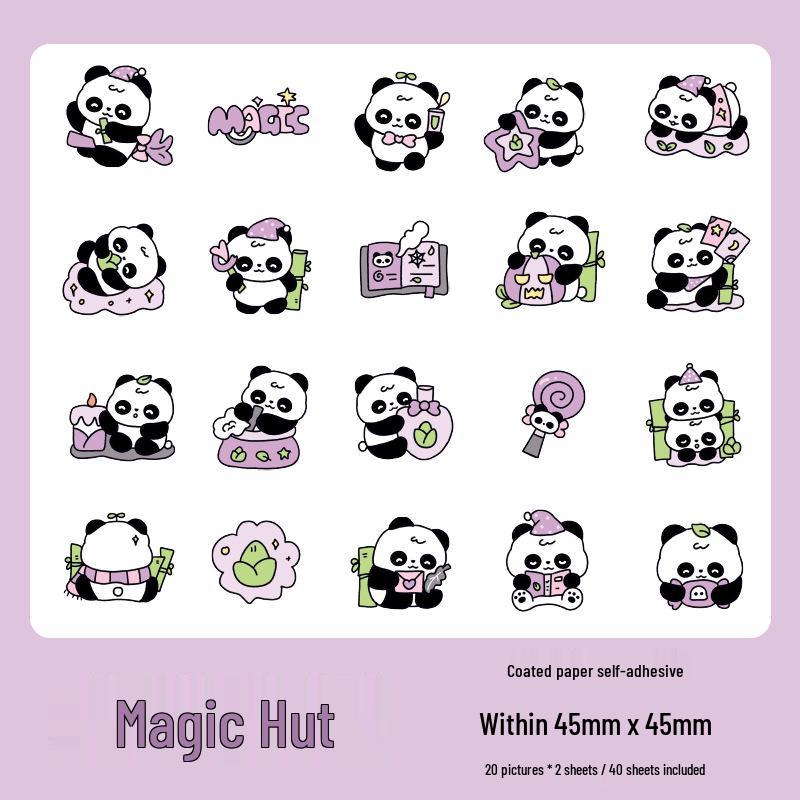 Cute Panda Series Sticker Pack: Adorable Animals for Journals & DIY Crafts
Cute Panda Series Sticker Pack: Adorable Animals for Journals & DIY Crafts
