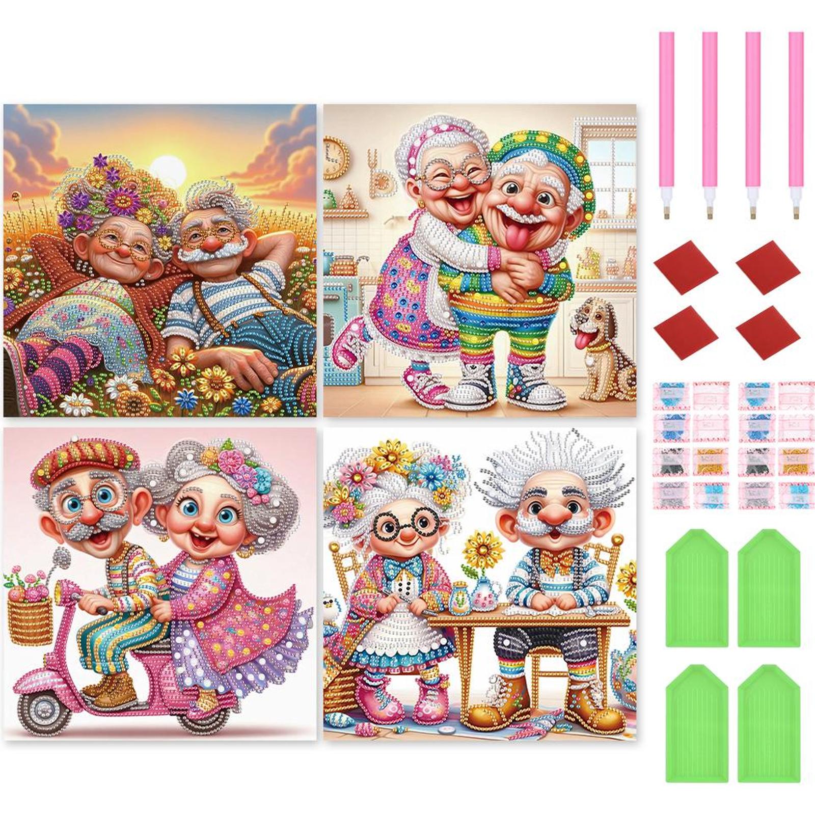 4pcs 5D DIY Partial Special Shaped Drill Diamond Painting Figure Kit 30x30cm
4pcs 5D DIY Partial Special Shaped Drill Diamond Painting Figure Kit 30x30cm