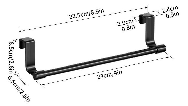 New Stainless Steel Multi-Purpose Over-The-Door Towel Rack Kitchen Cabinet Back Mount Rag Holder Storage Organizer Bathroom
New Stainless Steel Multi-Purpose Over-The-Door Towel Rack Kitchen Cabinet Back Mount Rag Holder Storage Organizer Bathroom