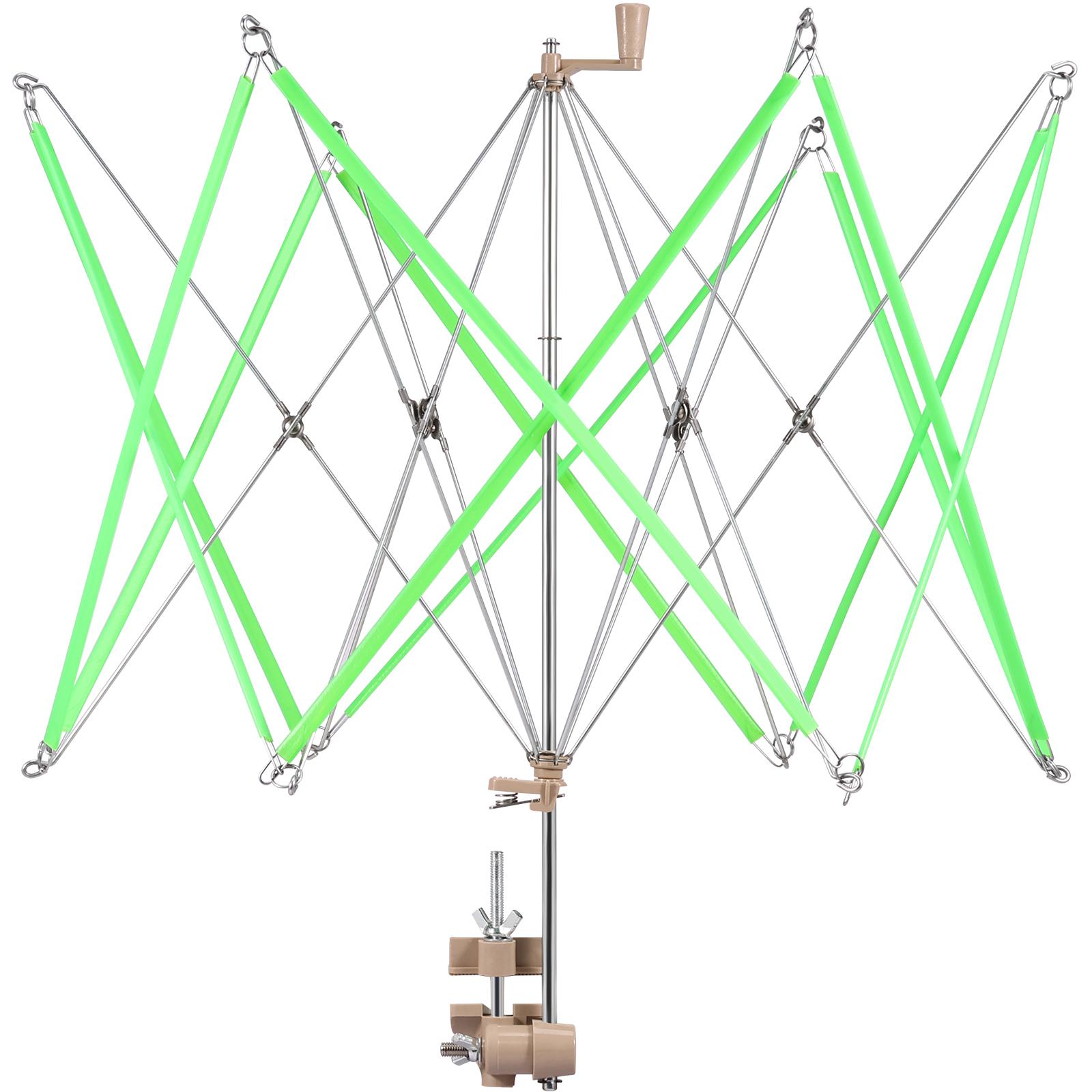 Yarn Ball Winder Umbrella Yarn Swift Hand-Operated Knitting Winder Tool Lightweight Plastic Metal Wool Yarn Winder Knitting Tool зелёный
Yarn Ball Winder Umbrella Yarn Swift Hand-Operated Knitting Winder Tool Lightweight Plastic Metal Wool Yarn Winder Knitting Tool зелёный