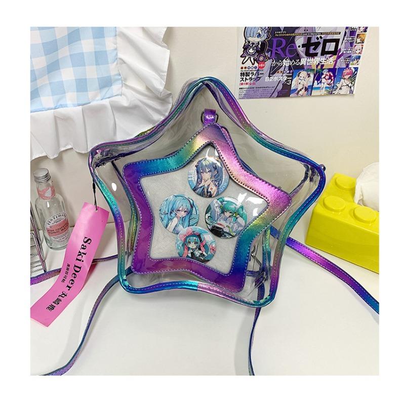 New fashionable and versatile large-capacity shoulder oblique span bag, backpack, five-pointed star bag. разноцветный
New fashionable and versatile large-capacity shoulder oblique span bag, backpack, five-pointed star bag. разноцветный