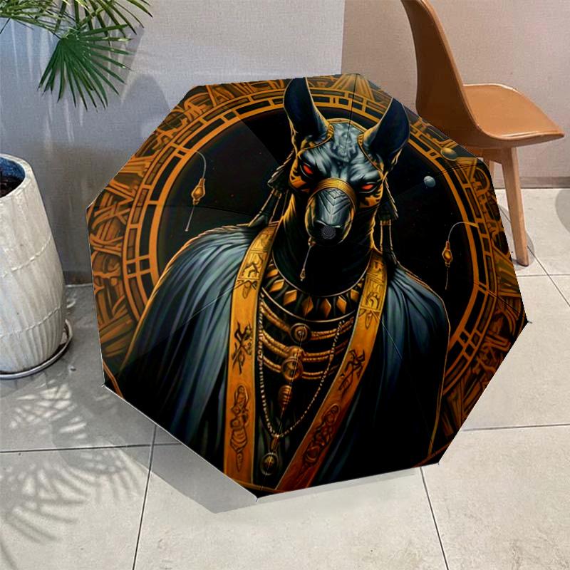 Egyptian Pharaoh Sphinx Folding Umbrella Auto-Open Design 8 Iron Ribs Plastic Handle Foldable Sunshade Perfect Christmas Gifts
Egyptian Pharaoh Sphinx Folding Umbrella Auto-Open Design 8 Iron Ribs Plastic Handle Foldable Sunshade Perfect Christmas Gifts