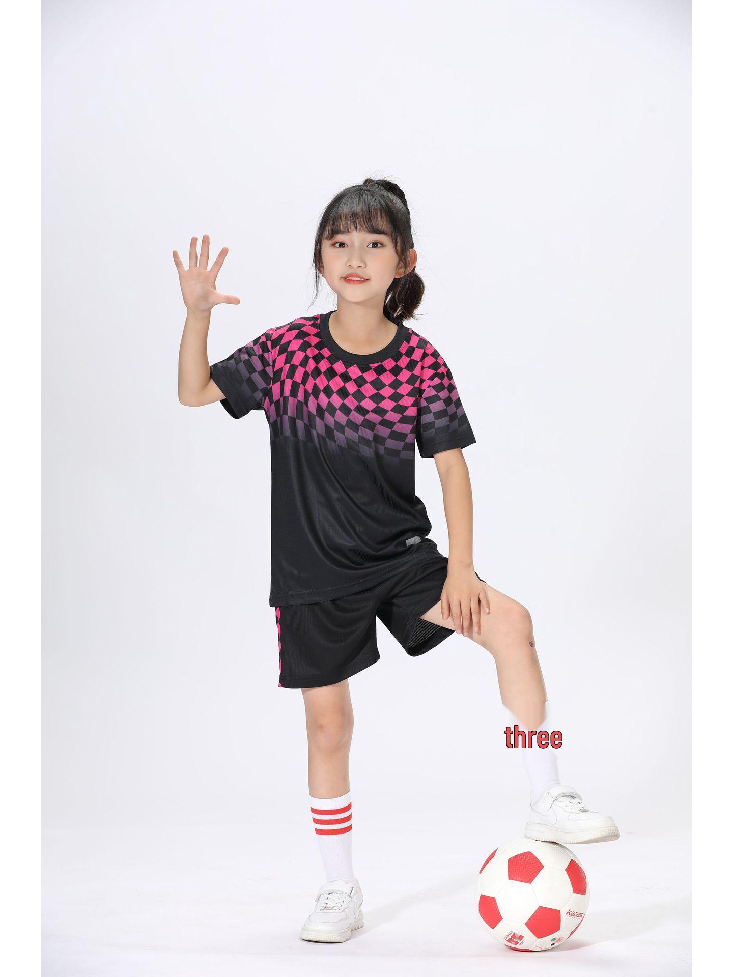 Kids Football Training Suit Set: Boys & Girls Primary School Team Sports Uniform 20 чорний
Kids Football Training Suit Set: Boys & Girls Primary School Team Sports Uniform 20 чорний