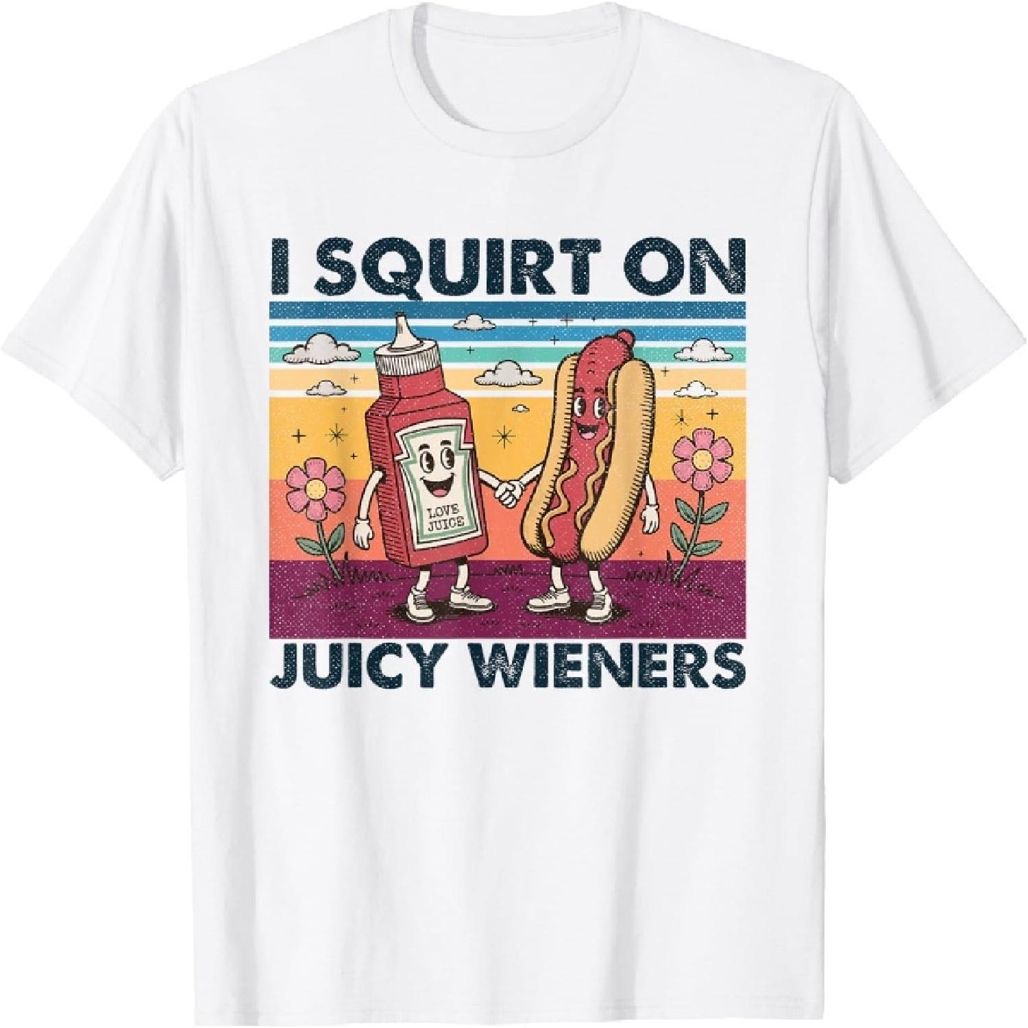 QINIHUI I Squirt on Juicy Wieners Funny Unhinged Raunchy Meme T-Shirt XXXXXL білий
QINIHUI I Squirt on Juicy Wieners Funny Unhinged Raunchy Meme T-Shirt XXXXXL білий