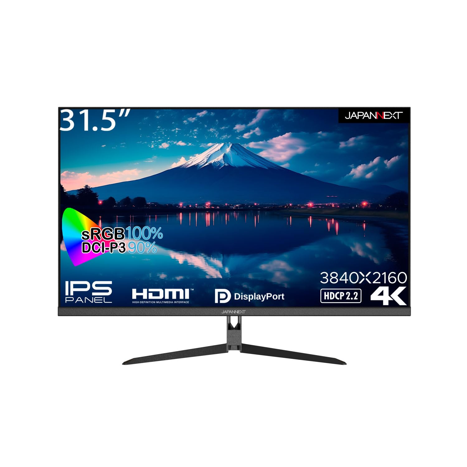 JAPANNEXT 31.5 inch 4K (3840x2160) resolution LCD monitor with IPS panel JN-i315U HDMI DP sRGB 100% DCI-P3 90%
JAPANNEXT 31.5 inch 4K (3840x2160) resolution LCD monitor with IPS panel JN-i315U HDMI DP sRGB 100% DCI-P3 90%