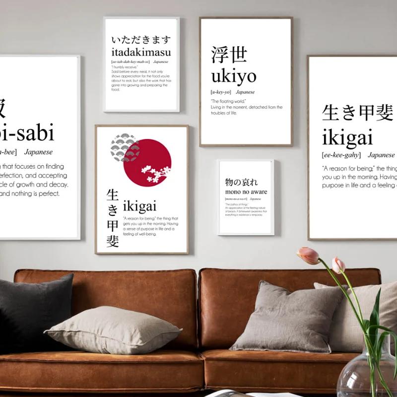 Japanese Calligraphy Ukiyo Ikigai Wabi-Sab Wall Art Canvas Painting Nordic Posters and Prints Wall Picture for Living Room Decor 8X12inch 20x30cm
Japanese Calligraphy Ukiyo Ikigai Wabi-Sab Wall Art Canvas Painting Nordic Posters and Prints Wall Picture for Living Room Decor 8X12inch 20x30cm