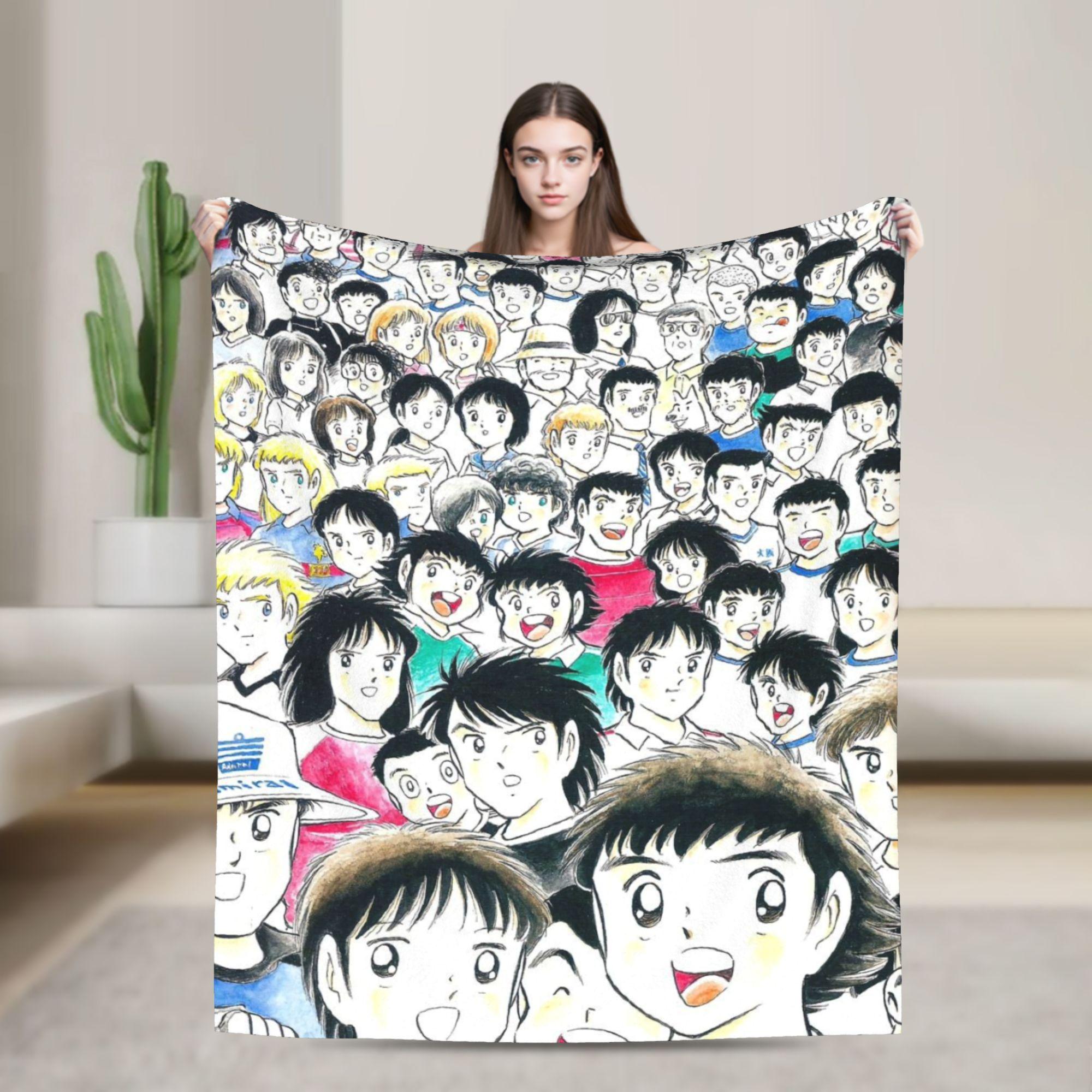 Captain Tsubasa Warm Soft Blanket Soccer Cartoon Decorative Plush Throw Blanket Print Living Room Flannel Bedspread Bed Cover 75cmx90cm
Captain Tsubasa Warm Soft Blanket Soccer Cartoon Decorative Plush Throw Blanket Print Living Room Flannel Bedspread Bed Cover 75cmx90cm