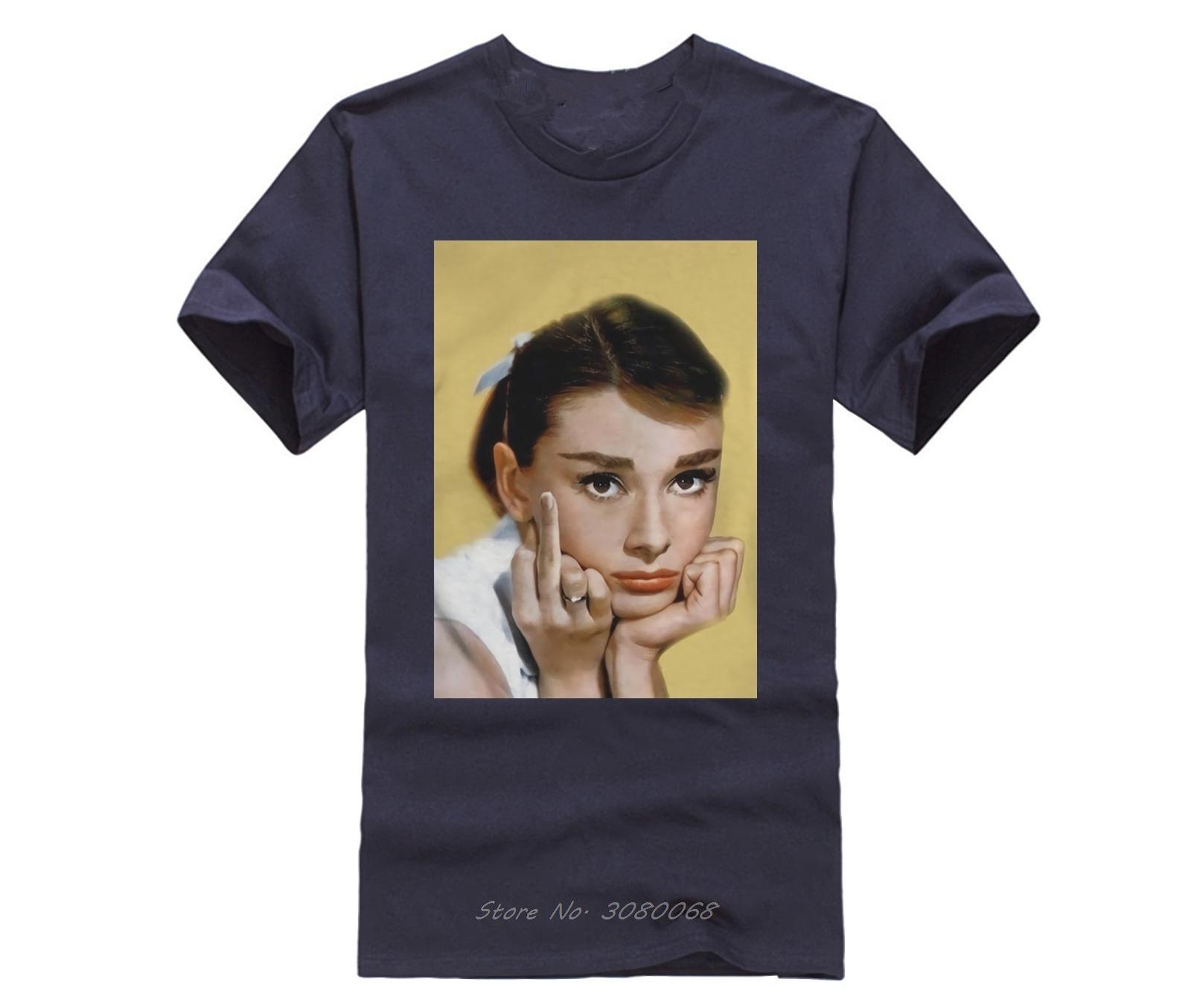 Hot Unisexs Fun Casual Print Tshirt Funny Audrey Hepburn Middle Finger Color Unisex Tee Summer Cotton Tshirt 4XL
Hot Unisexs Fun Casual Print Tshirt Funny Audrey Hepburn Middle Finger Color Unisex Tee Summer Cotton Tshirt 4XL