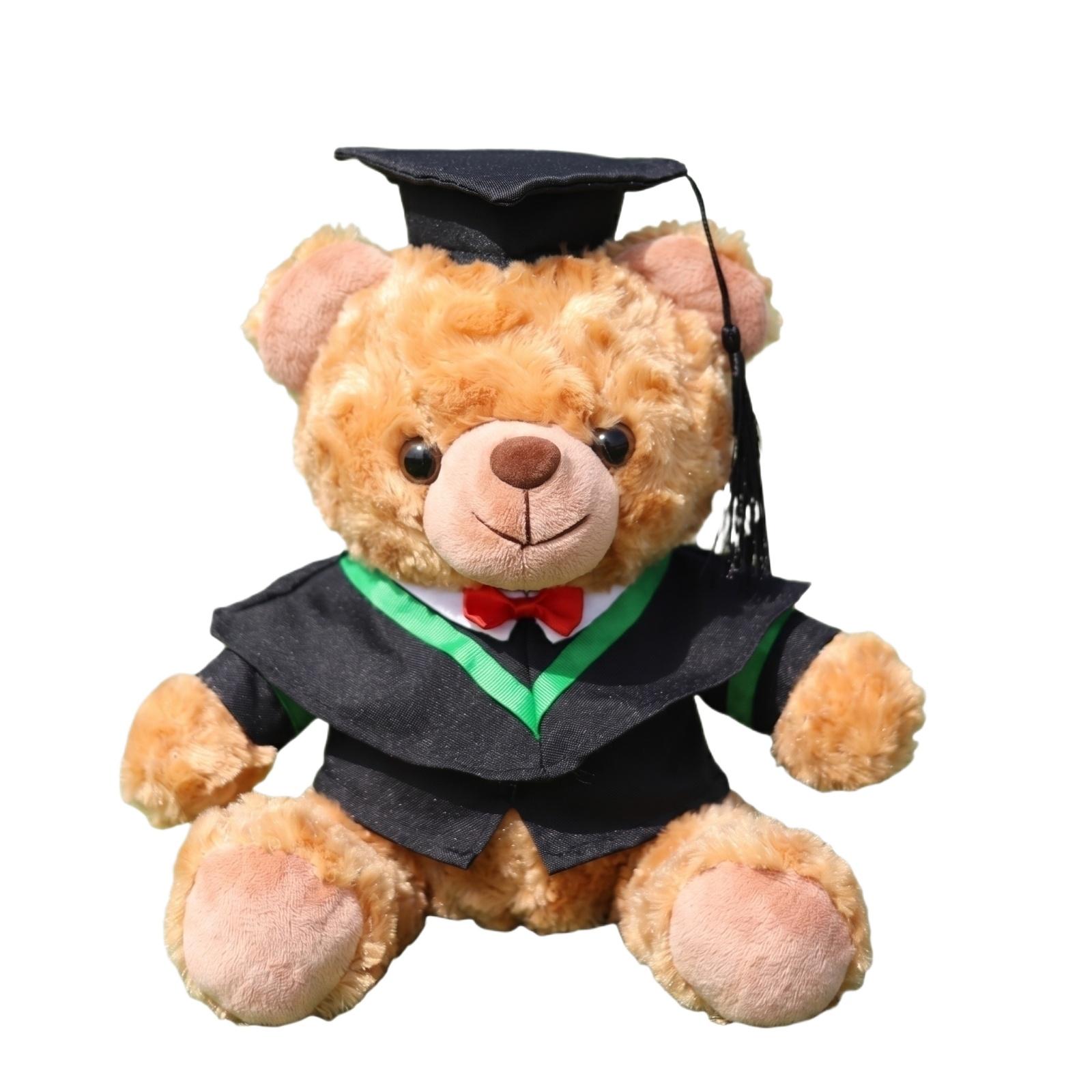 Graduation Teddy Bear Plush Toy Wearing Academic Gown and Cap Soft Stuffed Animal Graduation Gift for Celebration and Commemoration One Size зелений
Graduation Teddy Bear Plush Toy Wearing Academic Gown and Cap Soft Stuffed Animal Graduation Gift for Celebration and Commemoration One Size зелений