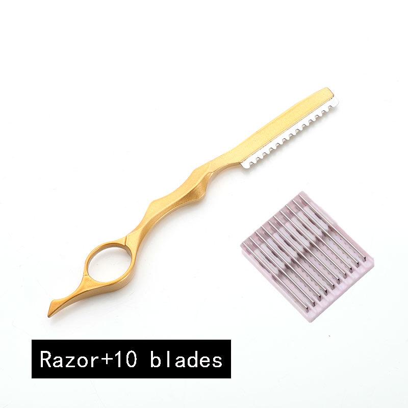 Hair Thinning Razor Shavel Cutting Knife Thinner Blades Stainless Professional Sharp Barbershop Hair Shaver Cutting Knife Tools
Hair Thinning Razor Shavel Cutting Knife Thinner Blades Stainless Professional Sharp Barbershop Hair Shaver Cutting Knife Tools