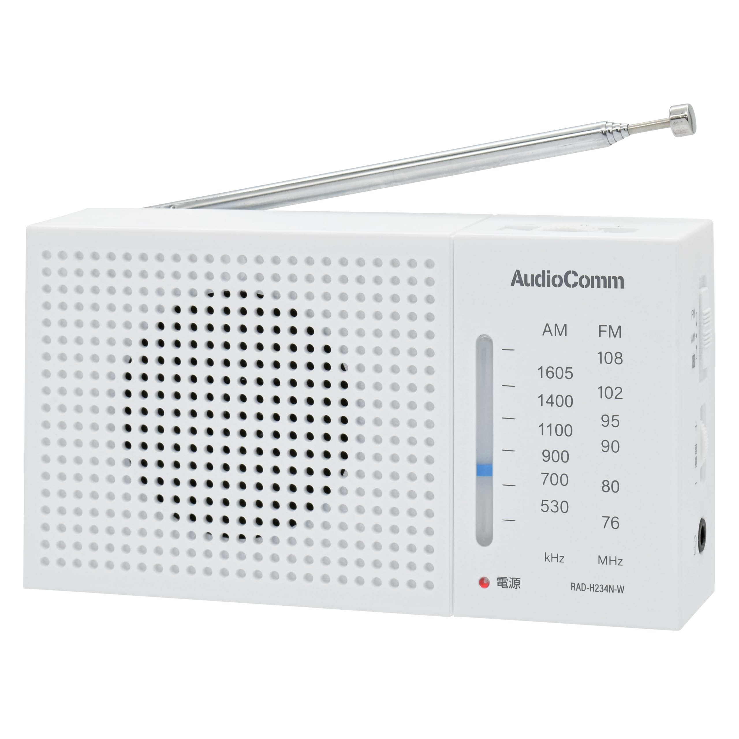 Ohm Ohm Electric AudioComm Radio Small Handy Radio White (OHM) AM/FM RAD-H234N-W 03-7053 білий
Ohm Ohm Electric AudioComm Radio Small Handy Radio White (OHM) AM/FM RAD-H234N-W 03-7053 білий