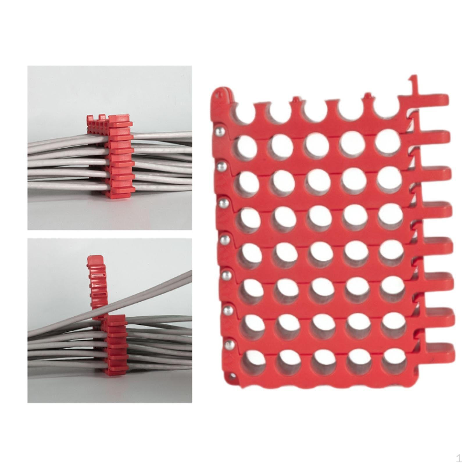 Cable Bundler Organizing Tool Organizer Flame Retardant Network Dresser for Machine Room 5x7 Holes
Cable Bundler Organizing Tool Organizer Flame Retardant Network Dresser for Machine Room 5x7 Holes