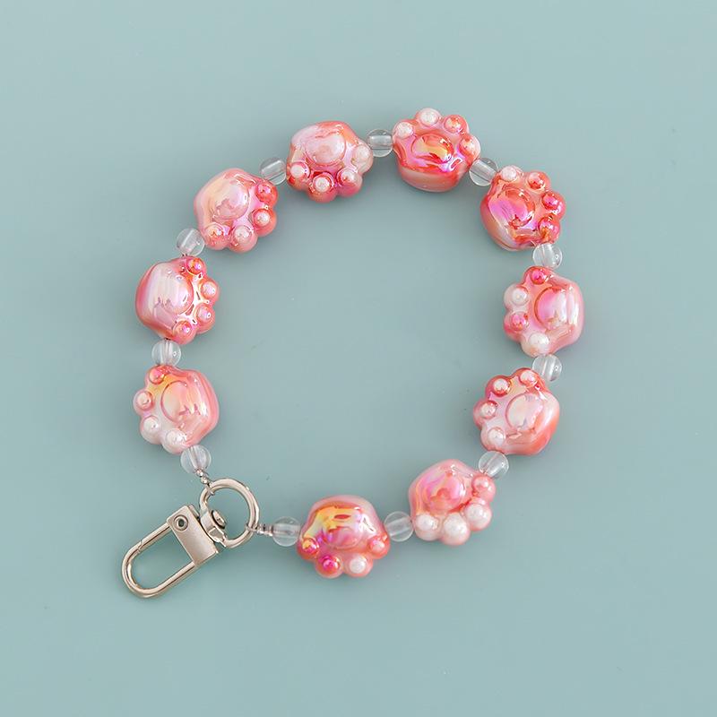 Candy Color Cat Paw Keyring Pendant - Cute Car Accessory for Bags and Couples
Candy Color Cat Paw Keyring Pendant - Cute Car Accessory for Bags and Couples